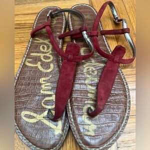 Sam Edelman - Burgundy Sandals